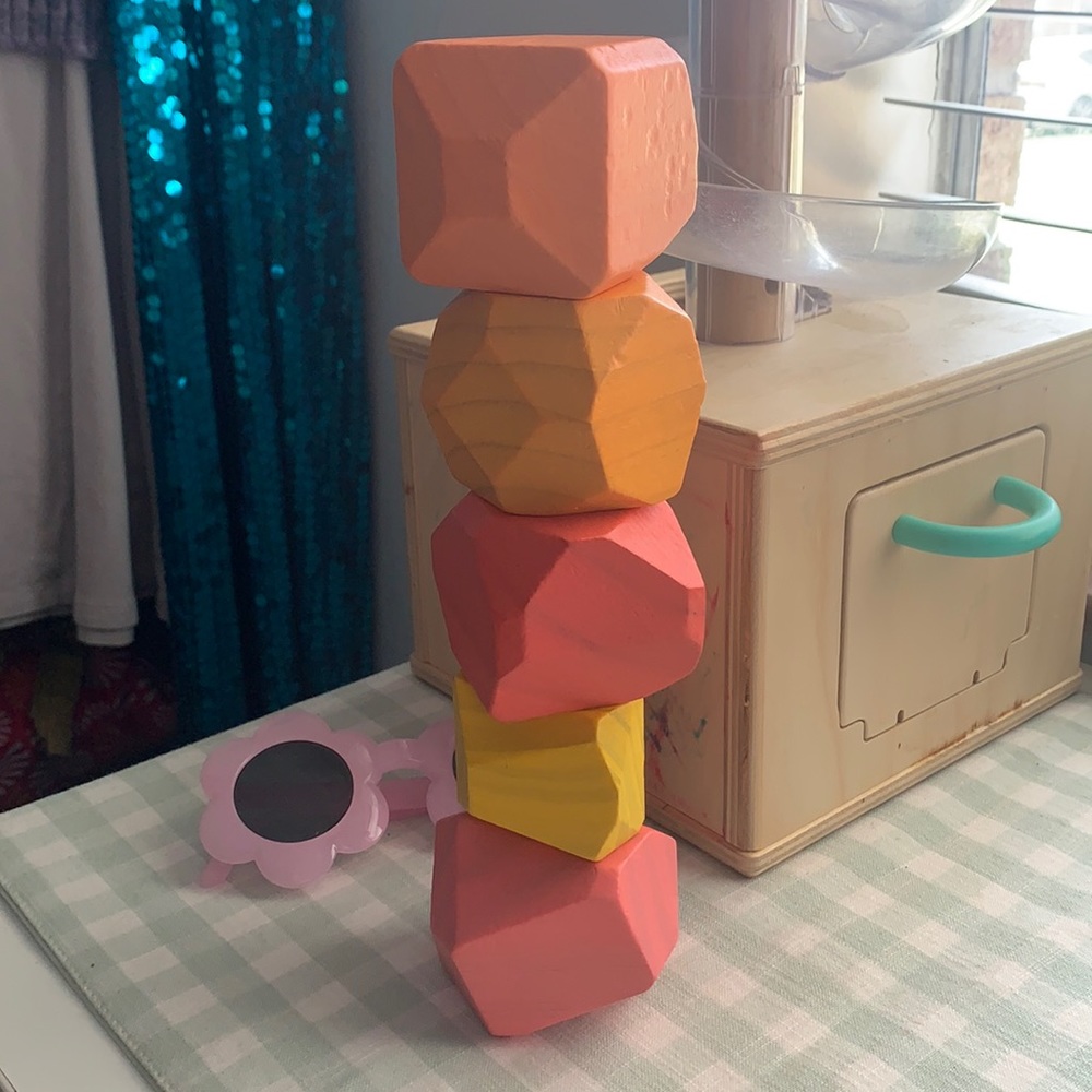 Lovevery wooden Stacking Stones